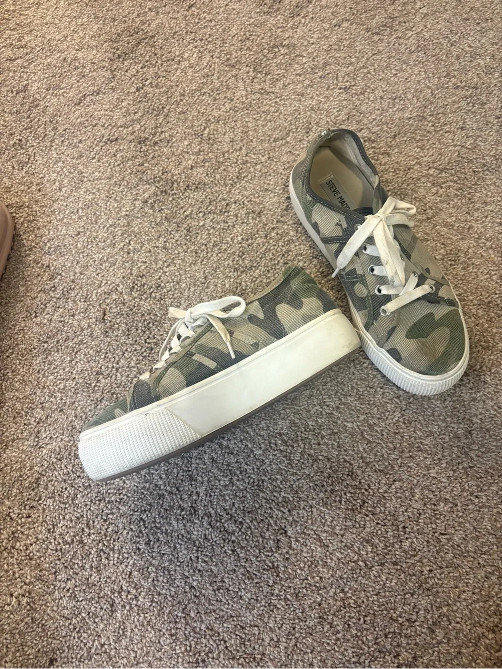 Steve Madden Camo Platform Sneakers